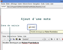 Ajout d'une note
